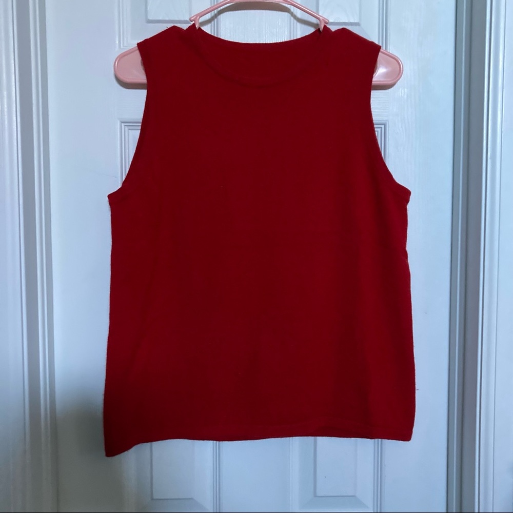 Red Sweater Vest